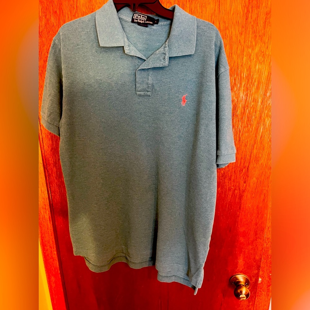 Polo by Ralph Lauren, Teal Blue, Men’s Large